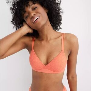 New Aerie Real Sunnie Wireless Push Up Lace Bra